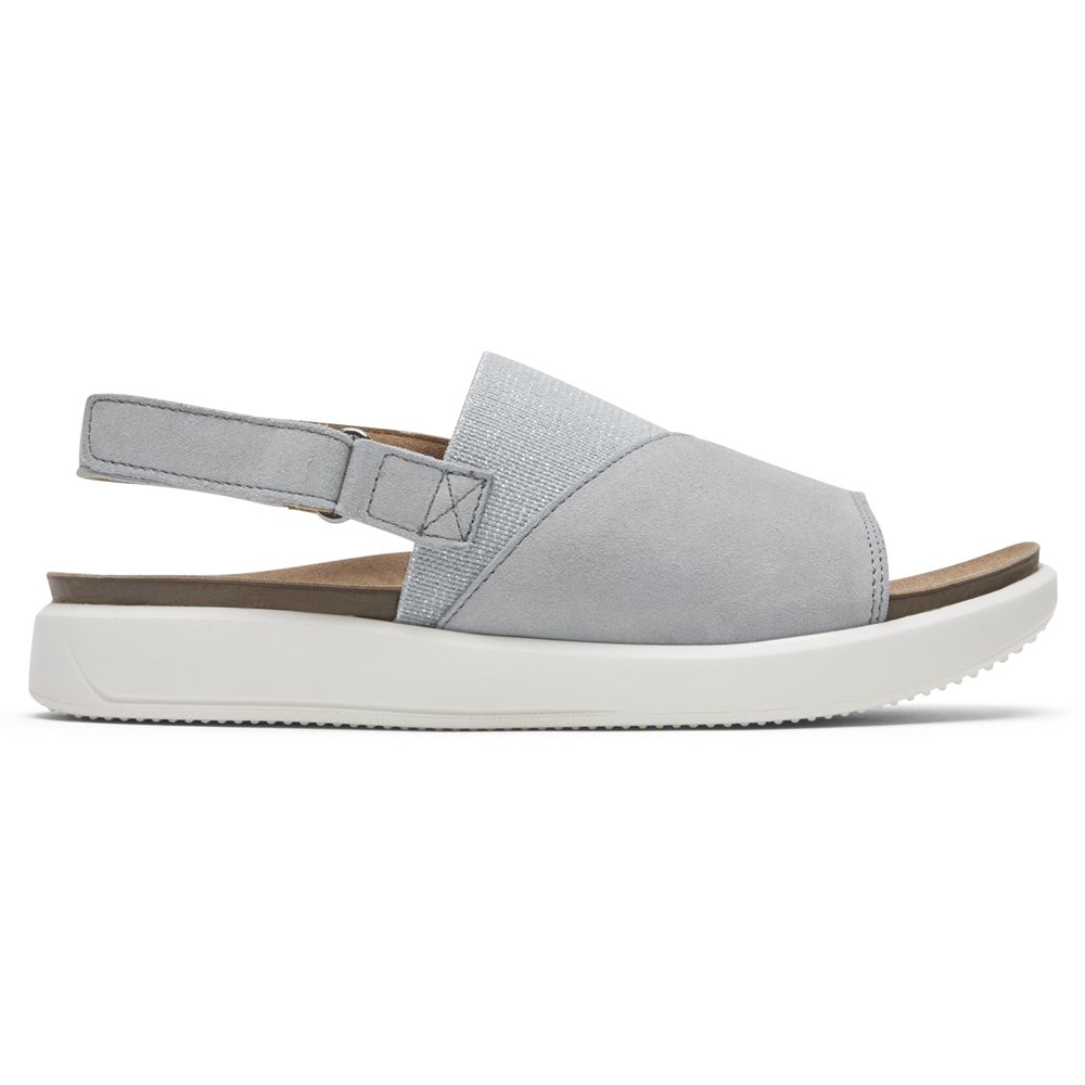 Sandálias Rockport Kyra Slingback Senhora - Cinzentas ( 795-AZPNGH )